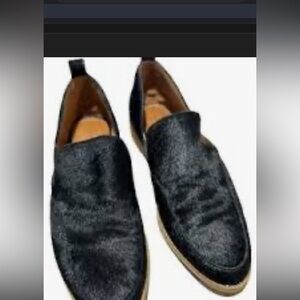 Very Volatile Black Textured Loafers